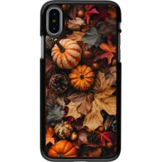 iPhone X / Xs Case Hülle - Autumn 25 Pumpkin