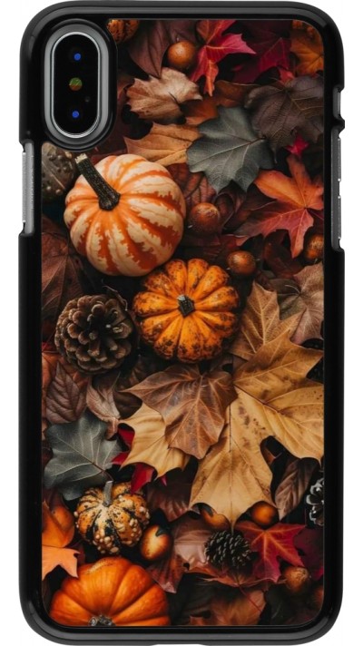 iPhone X / Xs Case Hülle - Autumn 25 Pumpkin