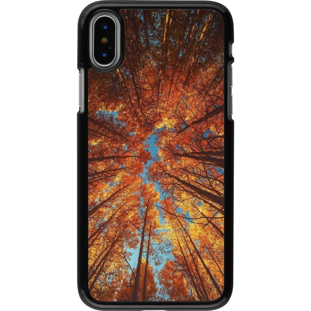 iPhone X / Xs Case Hülle - Autumn 25 Trees