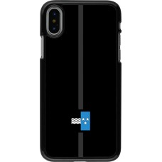 Coque iPhone X / Xs - Canton AG noir