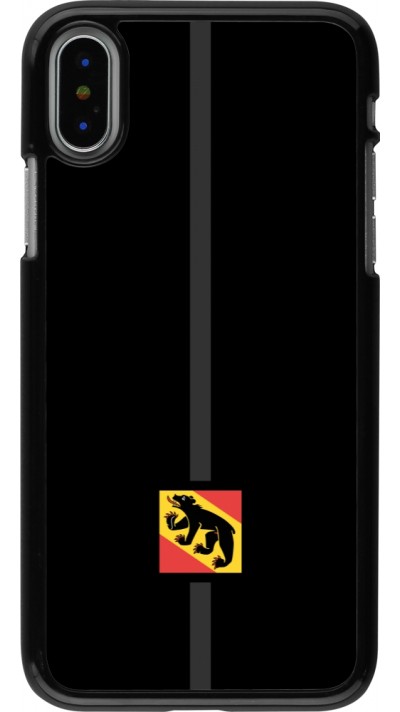 iPhone X / Xs Case Hülle - Kanton BE schwarz
