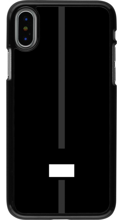 iPhone X / Xs Case Hülle - Kanton FR schwarz