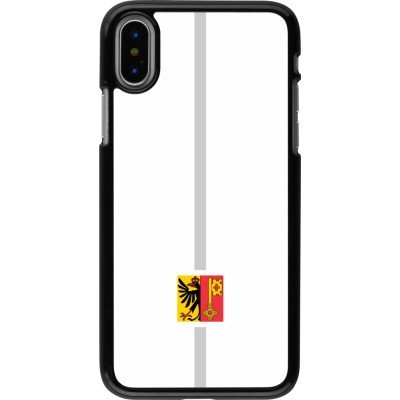 iPhone X / Xs Case Hülle - Kanton GE weiss