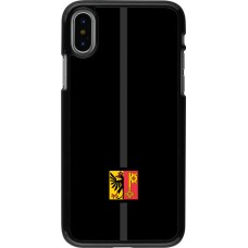 iPhone X / Xs Case Hülle - Kanton GE schwarz