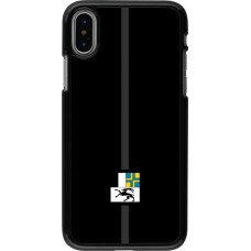 iPhone X / Xs Case Hülle - Kanton GR schwarz