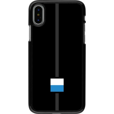 iPhone X / Xs Case Hülle - Kanton LU schwarz