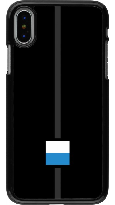 iPhone X / Xs Case Hülle - Kanton LU schwarz