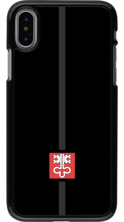 iPhone X / Xs Case Hülle - Kanton NW schwarz