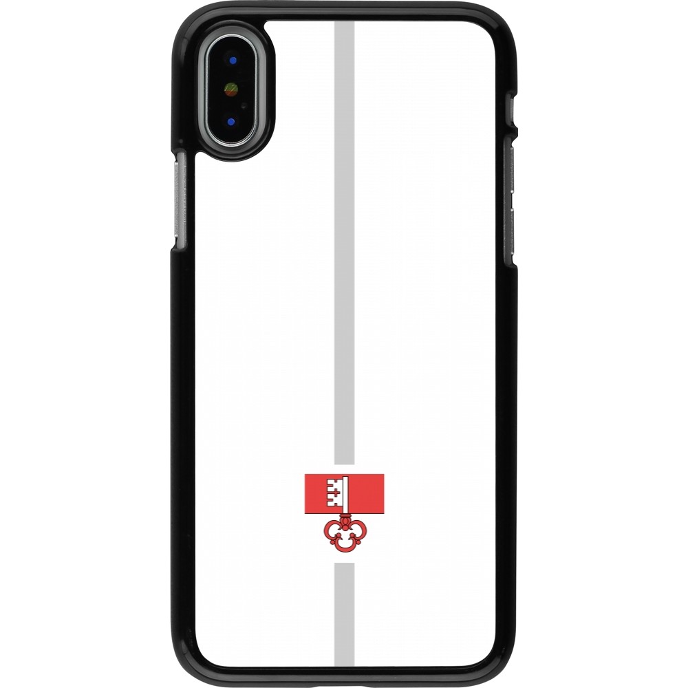 iPhone X / Xs Case Hülle - Kanton OW weiss