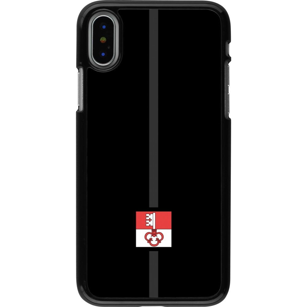 Coque iPhone X / Xs - Canton OW noir