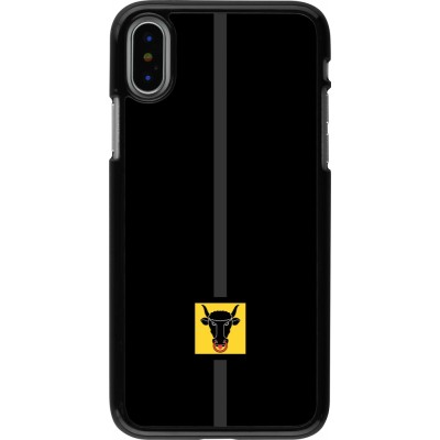 Coque iPhone X / Xs - Canton UR noir