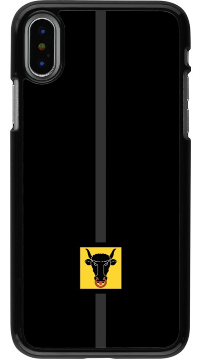 iPhone X / Xs Case Hülle - Kanton UR schwarz