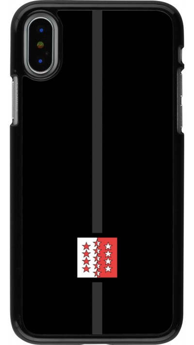 iPhone X / Xs Case Hülle - Kanton VS schwarz