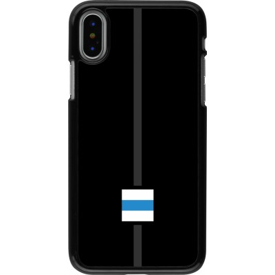 iPhone X / Xs Case Hülle - Kanton ZG schwarz