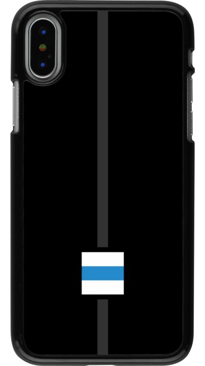 iPhone X / Xs Case Hülle - Kanton ZG schwarz