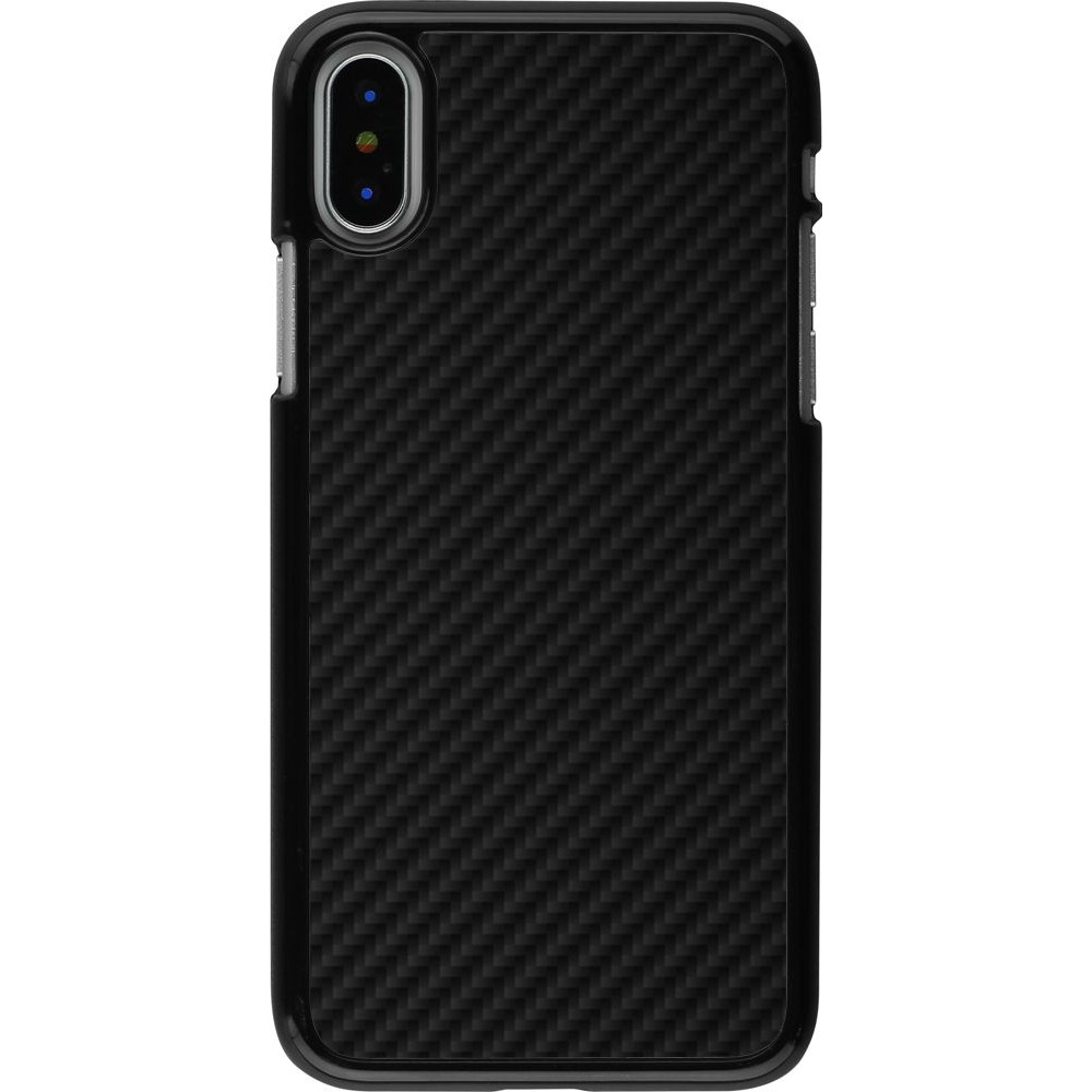 Hülle iPhone X / Xs - Carbon Basic