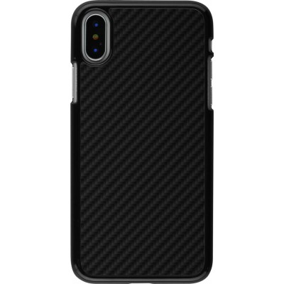 Hülle iPhone X / Xs - Carbon Basic