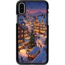 Coque iPhone X / Xs - Christmas 25 Xmas Village