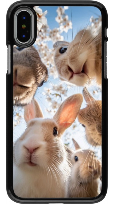 iPhone X / Xs Case Hülle - Easter 2026 Rabbits
