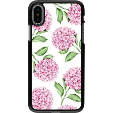 iPhone X / Xs Case Hülle - Easter 2024 pink flowers