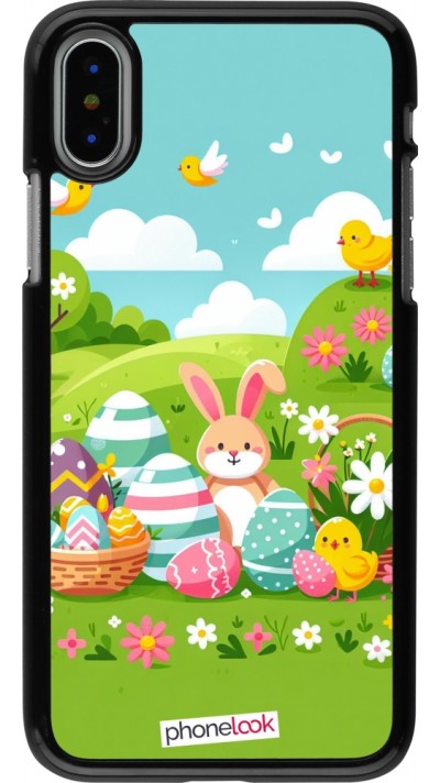 Coque iPhone X / Xs - Easter 2025 Green