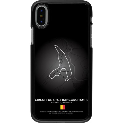iPhone X / Xs Case Hülle - F1 Track 2025 Belgium