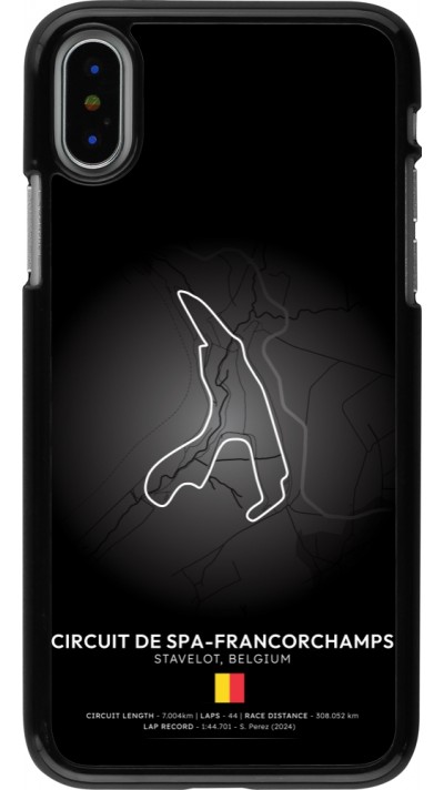 Coque iPhone X / Xs - F1 Track 2025 Belgium