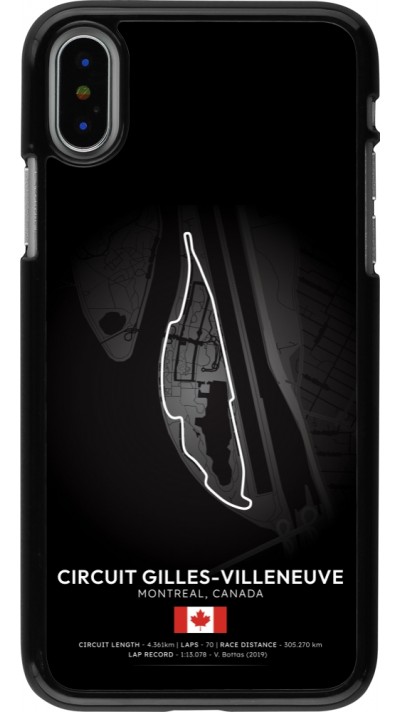 Coque iPhone X / Xs - F1 Track 2025 Canada