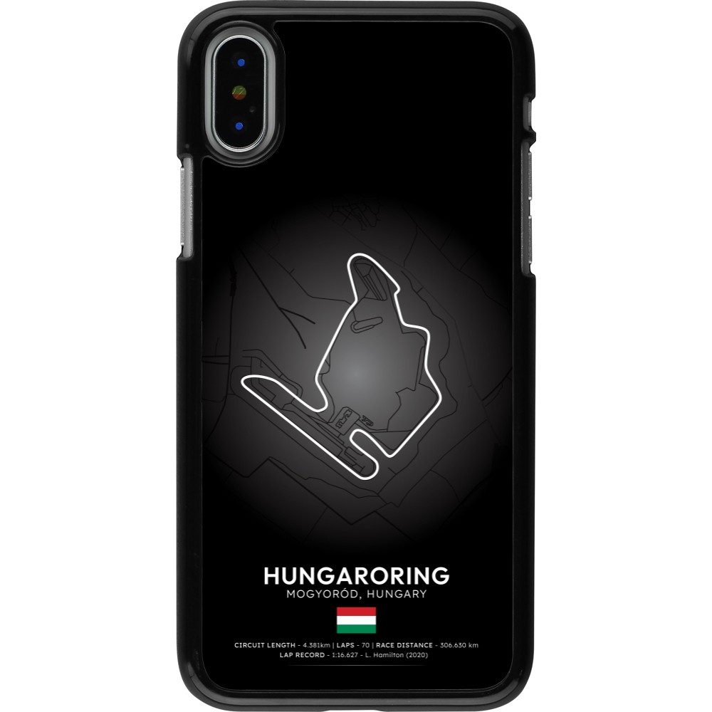 iPhone X / Xs Case Hülle - F1 Track 2025 Hungary