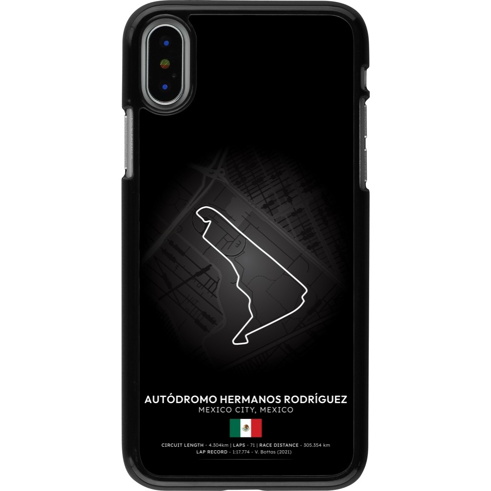 iPhone X / Xs Case Hülle - F1 Track 2025 Mexico