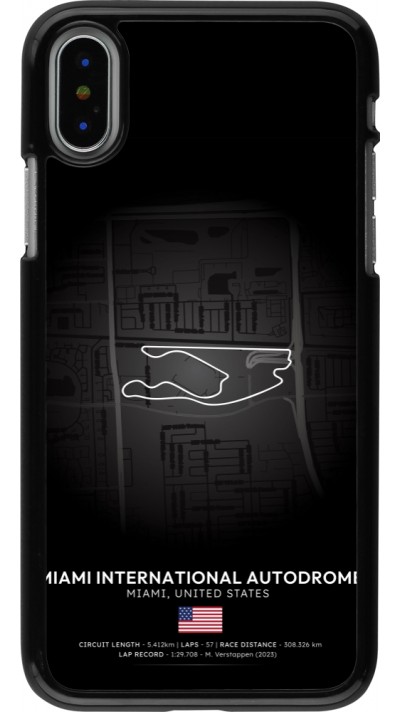 Coque iPhone X / Xs - F1 Track 2025 Miami