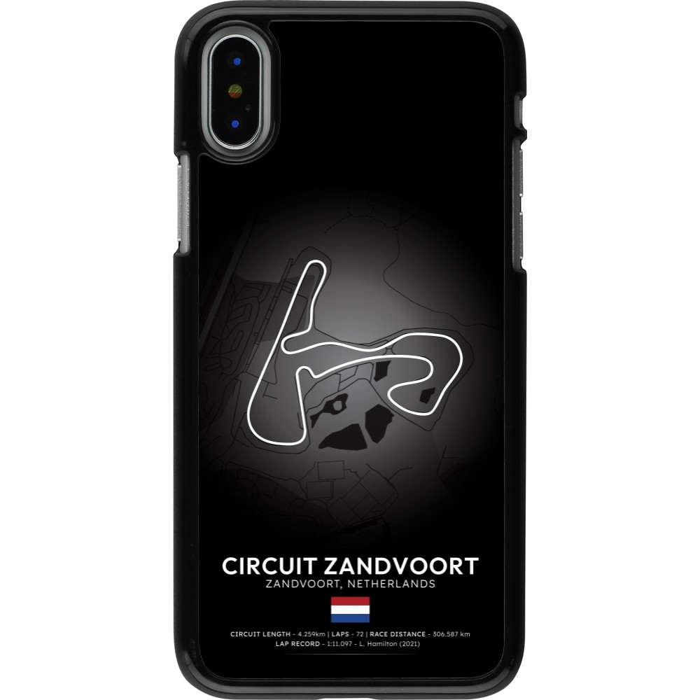 iPhone X / Xs Case Hülle - F1 Track 2025 Netherlands