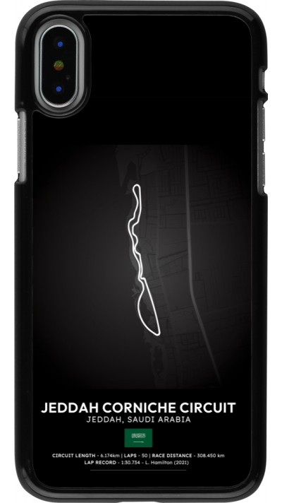 Coque iPhone X / Xs - F1 Track 2025 Saudi Arabia