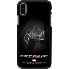iPhone X / Xs Case Hülle - F1 Track 2025 Singapore