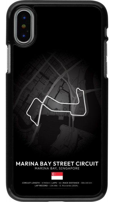 Coque iPhone X / Xs - F1 Track 2025 Singapore