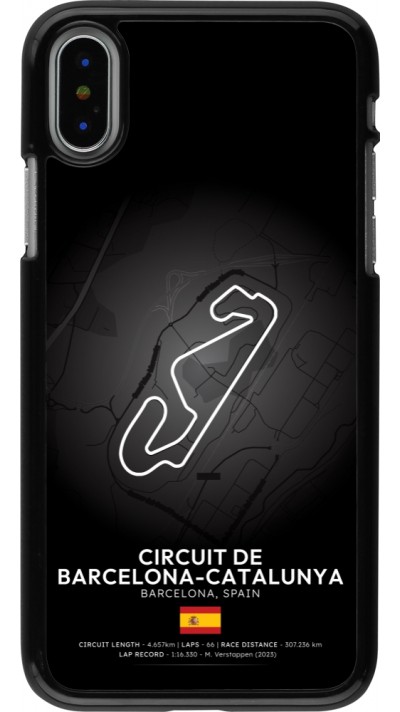 Coque iPhone X / Xs - F1 Track 2025 Spain