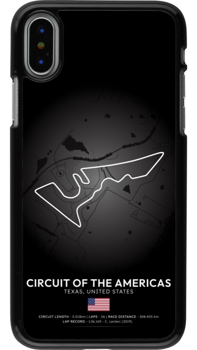 Coque iPhone X / Xs - F1 Track 2025 United States