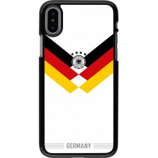 Coque iPhone X / Xs - Maillot de football Allemagne 2026 personnalisable