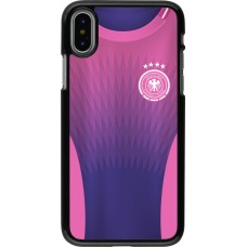 Coque iPhone X / Xs - Maillot de football Allemagne Extérieur personnalisable