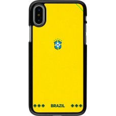 iPhone X / Xs Case Hülle - Brasilien 2026 personalisierbares Fussballtrikot