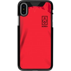 iPhone X / Xs Case Hülle - Südkorea 2022 personalisierbares Fussballtrikot