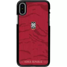 iPhone X / Xs Case Hülle - Südkorea 2026 personalisierbares Fussballtrikot