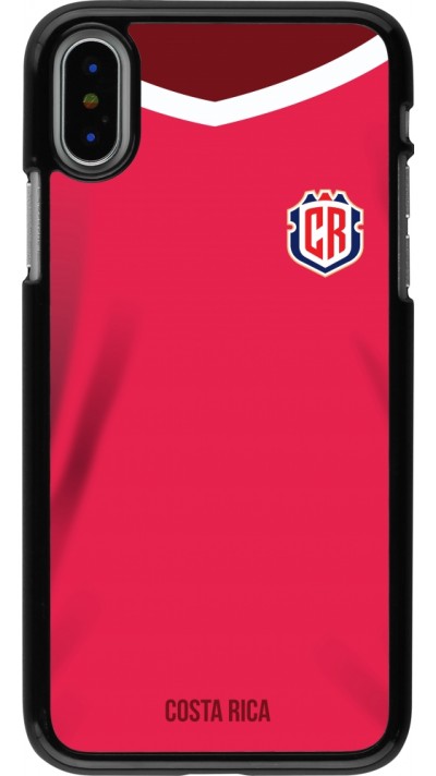 iPhone X / Xs Case Hülle - Costa Rica 2022 personalisierbares Fussballtrikot