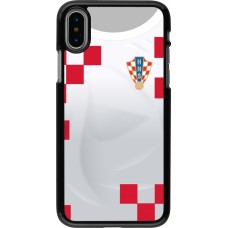iPhone X / Xs Case Hülle - Kroatien 2022 personalisierbares Fussballtrikot