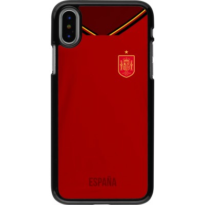 Coque iPhone X / Xs - Maillot de football Espagne 2022 personnalisable