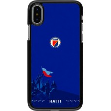 iPhone X / Xs Case Hülle - Haiti 2026 personalisierbares Fussballtrikot