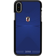 Coque iPhone X / Xs - Maillot de football Japon 2026 personnalisable