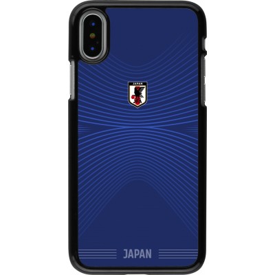 Coque iPhone X / Xs - Maillot de football Japon 2026 personnalisable