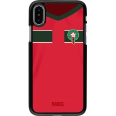 iPhone X / Xs Case Hülle - Marokko 2022 personalisierbares Fussballtrikot
