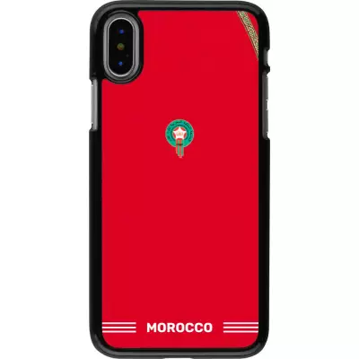 iPhone X / Xs Case Hülle - Marokko 2026 personalisierbares Fussballtrikot